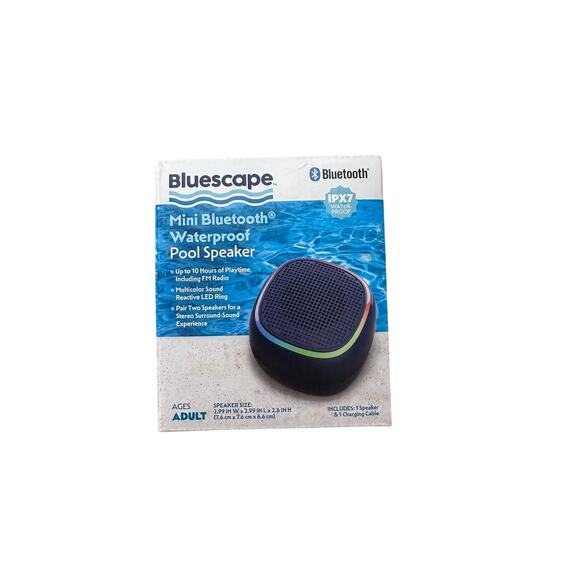 Bluescape Waterproof Pool Speaker - Portable Floating Wireless Audio System pool - Picture 4 of 6